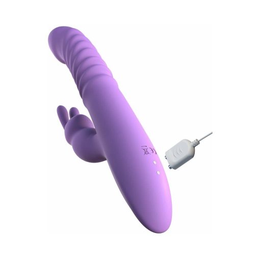 Fantasy For Her Rechargeable Her Thrusting Silicone Rabbit Vibrator Purple - Image 5