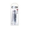 King Cock Clear 6 In. Cock Realistic Dildo With Suction Cup