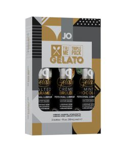 Jo Tri Me Triple Pack Gelato Flavored Water-Based Lubricant 3-Pack