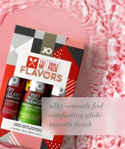 Jo Tri Me Triple Pack Flavors Water-Based Lubricant 3-Pack