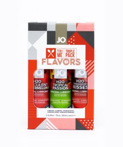 Jo Tri Me Triple Pack Flavors Water-Based Lubricant 3-Pack