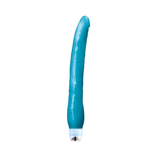Firefly Glow Stick 11 In. Vibrating Dildo Blue - Image 2
