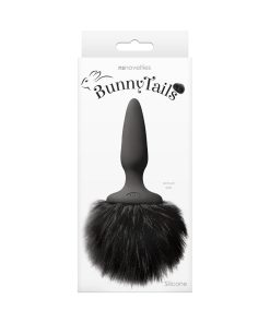 Bunny Tails Plug Mini Black Fur