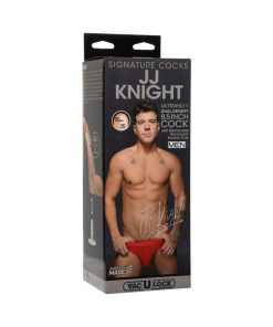 Signature Cocks Jj Knight 8.5 Inch Ultraskyn Cock With Removable Vac-U-Lock Suction Cup Vanilla