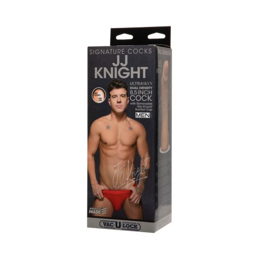 Signature Cocks Jj Knight 8.5 Inch Ultraskyn Cock With Removable Vac-U-Lock Suction Cup Vanilla - Image 6