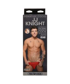 Signature Cocks Jj Knight 8.5 Inch Ultraskyn Cock With Removable Vac-U-Lock Suction Cup Vanilla