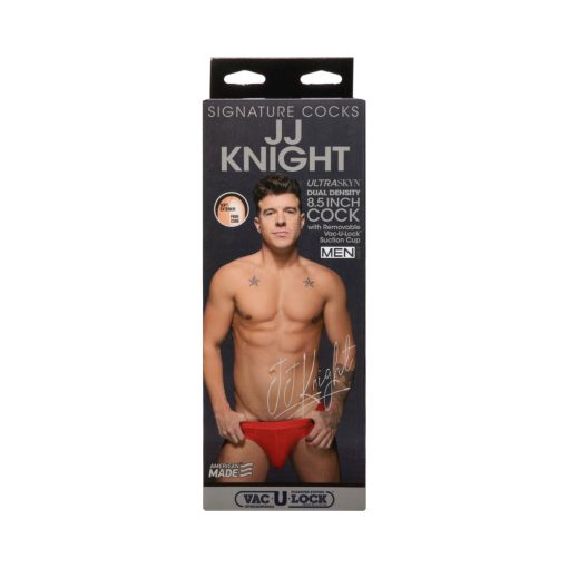 Signature Cocks Jj Knight 8.5 Inch Ultraskyn Cock With Removable Vac-U-Lock Suction Cup Vanilla - Image 7