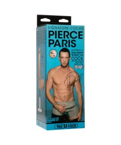 Signature Cocks Pierce Paris 9 Inch Ultraskyn Cock With Removable Vac-U-Lock Suction Cup Vanilla