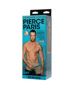 Signature Cocks Pierce Paris 9 Inch Ultraskyn Cock With Removable Vac-U-Lock Suction Cup Vanilla