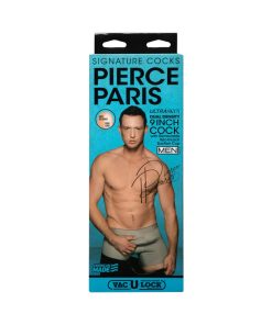 Signature Cocks Pierce Paris 9 Inch Ultraskyn Cock With Removable Vac-U-Lock Suction Cup Vanilla