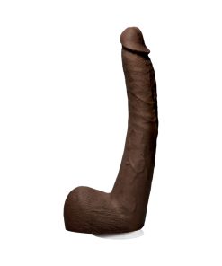 Signature Cocks Isiah Maxwell 10 Inch Ultraskyn Cock Chocolate