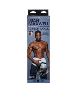 Signature Cocks Isiah Maxwell 10 Inch Ultraskyn Cock Chocolate