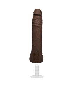 Signature Cocks Jax Slayher 10 Inch Ultraskyn Cock With Removable Vac-U-Lock Suction Cup Chocolate