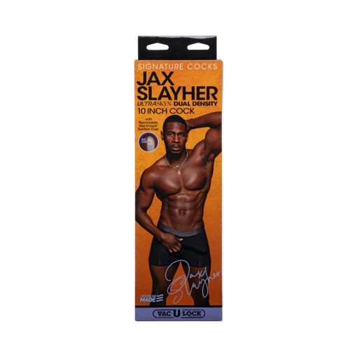Signature Cocks Jax Slayher 10 Inch Ultraskyn Cock With Removable Vac-U-Lock Suction Cup Chocolate - Image 7