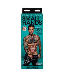 Signature Cocks Small Hands 9 Inch Ultraskyn Cock With Removable Vac-U-Lock Suction Cup Vanilla