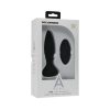 A-Play Vibe Adventurous Rechargeable Silicone Anal Plug With Remote Black