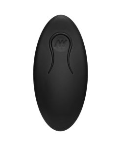 A-Play Vibe Adventurous Rechargeable Silicone Anal Plug With Remote Black