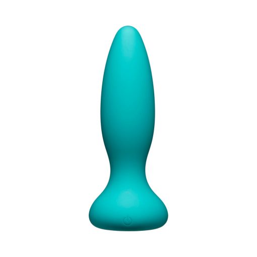 A-Play Thrust Adventurous Rechargeable Silicone Anal Plug With Remote Teal - Image 2
