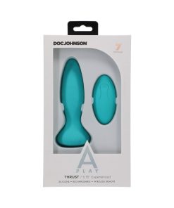 A-Play Thrust Experienced Rechargeable Silicone Anal Plug With Remote Teal 15 A-Play Thrust Experienced Rechargeable Silicone Anal Plug With Remote Teal