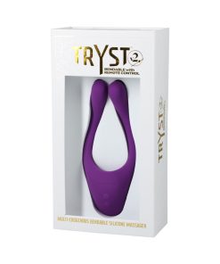 Tryst V2 Bendable Multi Erogenous Zone Massager With Remote- Purple