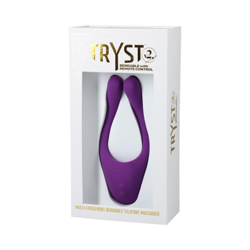Tryst V2 Bendable Multi Erogenous Zone Massager With Remote- Purple - Image 6
