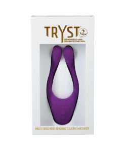 Tryst V2 Bendable Multi Erogenous Zone Massager With Remote- Purple