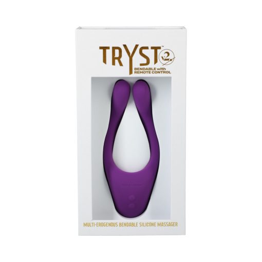 Tryst V2 Bendable Multi Erogenous Zone Massager With Remote- Purple - Image 7