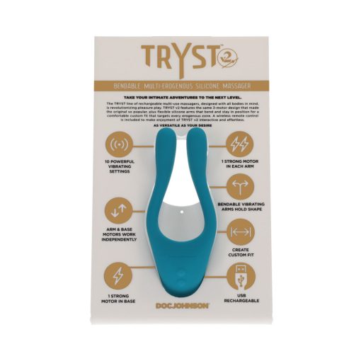 Tryst V2 Bendable Multi Erogenous Zone Massager With Remote- Purple - Image 8