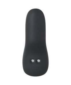 Evolved Plug & Play Rechargeable Remote-Controlled Vibrating Silicone Anal Plug Black