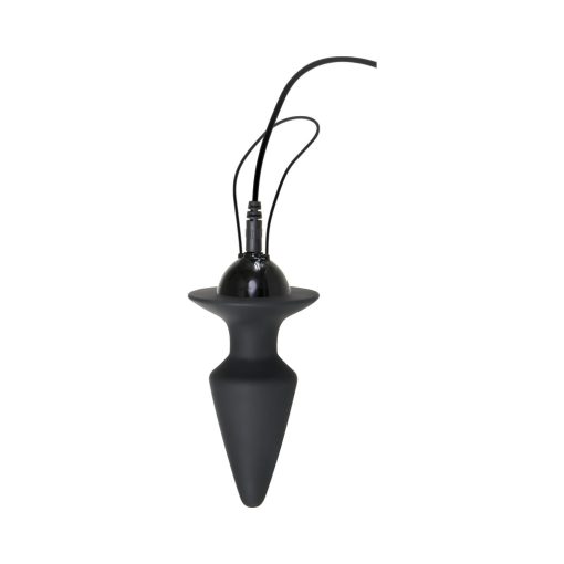 Evolved Plug & Play Rechargeable Remote-Controlled Vibrating Silicone Anal Plug Black - Image 8