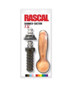 Rascal Rammer + Suction 7.5 In. Dildo With Handle And Suction Cup