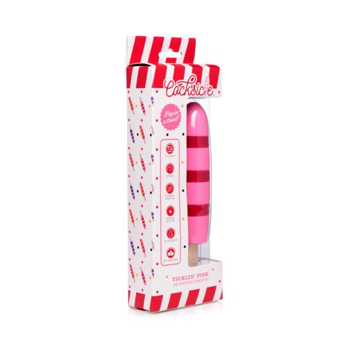 Cocksicle Ticklin' Pink 10X Popsicle Vibrator