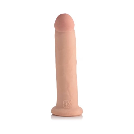 Usa Cocks 10 In. Ameriskin Dual Density Dildo Light - Image 2