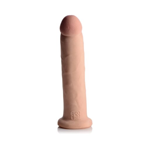 Usa Cocks 10 In. Ameriskin Dual Density Dildo Light - Image 6