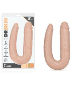 Dr. Skin Dr. Double Realistic 18 In. Dual-Ended Dildo Beige