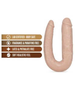 Dr. Skin Dr. Double Realistic 18 In. Dual-Ended Dildo Beige