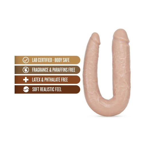 Dr. Skin Dr. Double Realistic 18 In. Dual-Ended Dildo Beige - Image 3