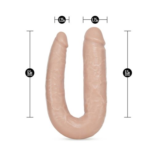Dr. Skin Dr. Double Realistic 18 In. Dual-Ended Dildo Beige - Image 4