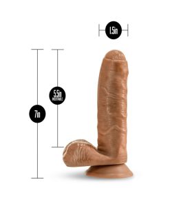 Loverboy Derek The Bartender Realistic 7 In. Dildo With Balls Tan