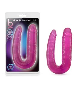 B Yours Double Headed Dildo 18 In. Pink