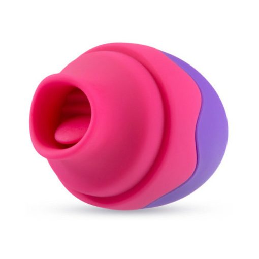 Aria Flutter Tongue Rechargeable Silicone Flicking Vibrator Purple - Image 4