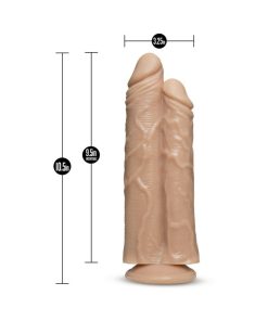 Dr. Skin Dr. Double Stuffed 10.5 In. Double Shaft Dildo Beige