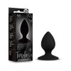 Temptasia 'Slut' Silicone Anal Plug Black