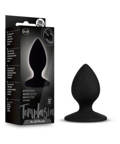 Temptasia 'Slut' Silicone Anal Plug Black