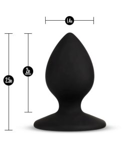 Temptasia 'Slut' Silicone Anal Plug Black