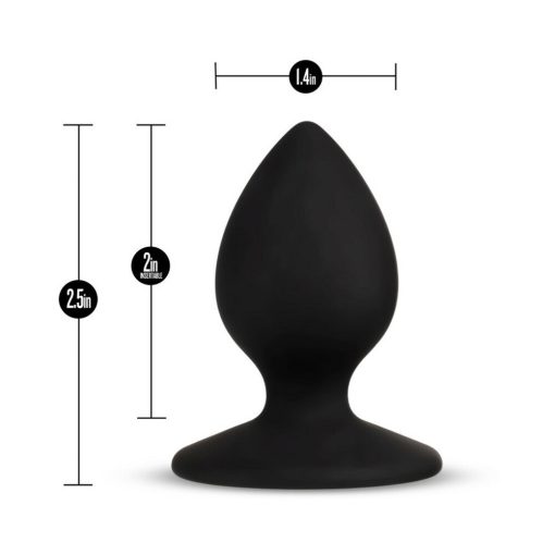 Temptasia 'Slut' Silicone Anal Plug Black - Image 5