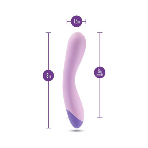 Wellness G Curve Rechargeable Silicone G-Spot Vibrator Purple - Image 5