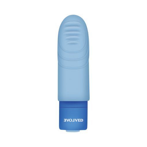 Evolved Fingerlicious Rechargeable Silicone Finger Vibrator Blue - Image 9