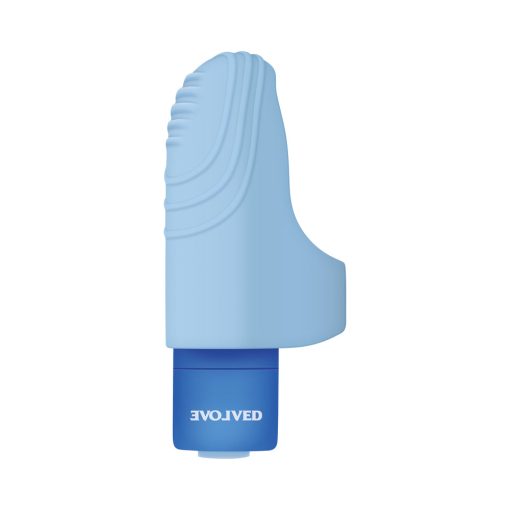 Evolved Fingerlicious Rechargeable Silicone Finger Vibrator Blue - Image 10