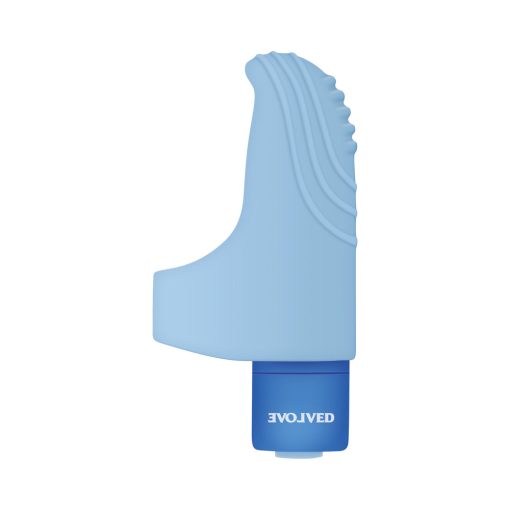 Evolved Fingerlicious Rechargeable Silicone Finger Vibrator Blue - Image 11